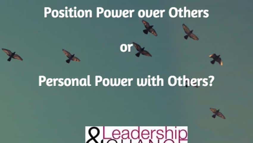 Position power or personal power